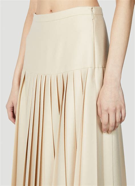 gucci skirt long|gucci pleated skirt.